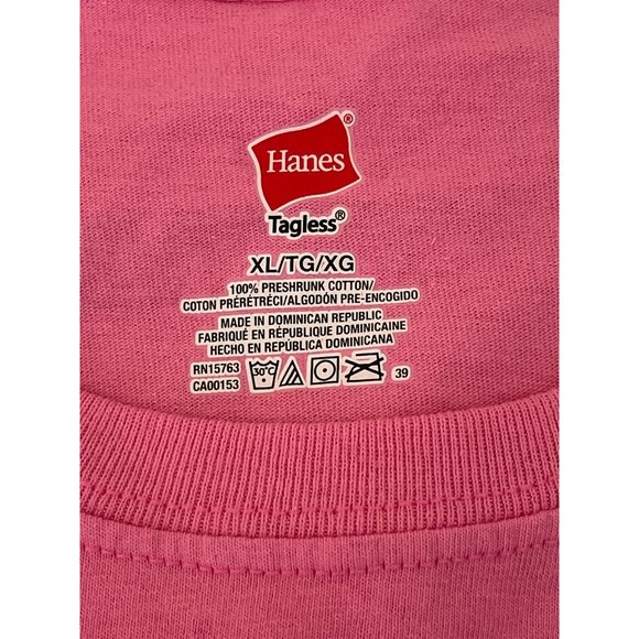 Hanes “I Am A Survivor” Pink T-Shirt - Picture 10 of 10